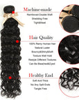 advantages of qvr natural black water wave human hair bundles
