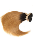 silky straight t1b/27 human hair bundles