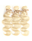 body wave 613 blonde brazilian human hair bundles 3pcs