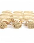 machine weft body wave 613 blonde human hair bundles 3pcs