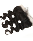 natural black body wave 13*4 lace closure hair weave