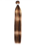 honey blonde highlight brazilian straight human hair weave piano color hair 1 bundle