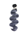qvr ombre haze blue body wave virgin human hair bundles 1pc