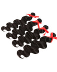 tangle free natural black body wave human hair bundles malaysian hair