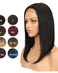 straight human hair bob wigs with smooth finish