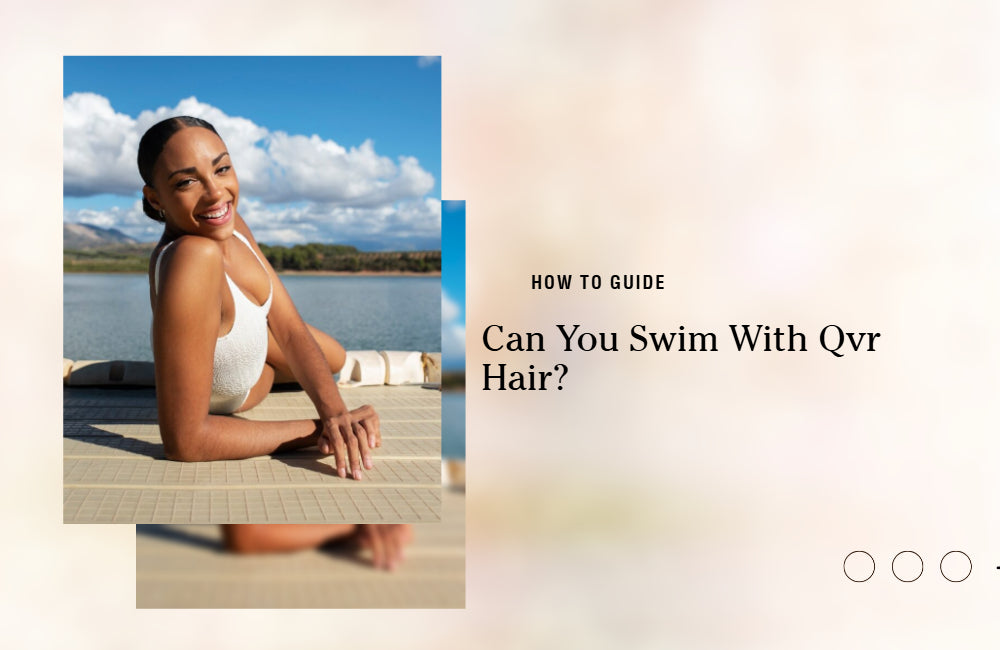 swimming with qvr hair