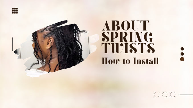how to install passion twist braiding hair