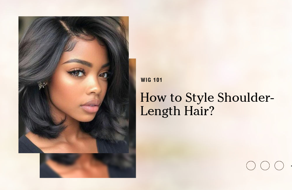 how to style shoulder length hair