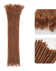 QVR 0.4cm Handmade Thin Micro Locs Human Hair Dreadlock Extensions for Women