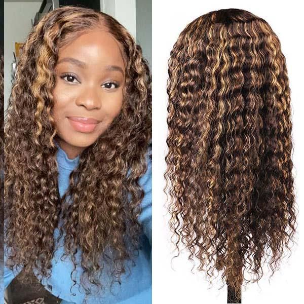 human hair wigs in deep wave, perfect for creating volume and body.