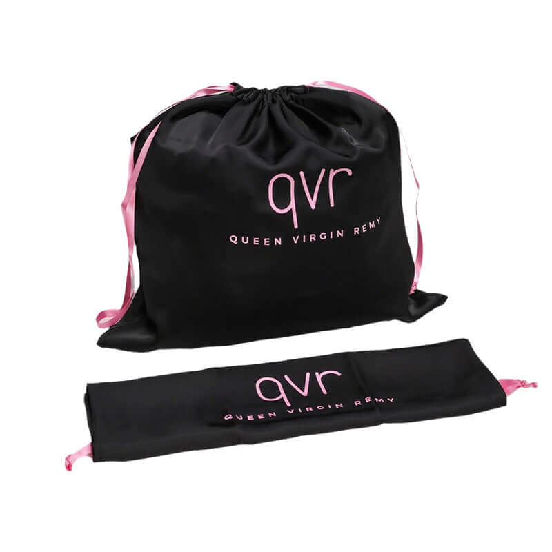 QVR Storage Silk Hair Bag with Drawstring