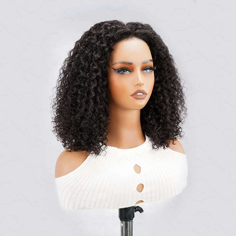 Beginner Friendly Lace Closure Human Hair Wigs Bob Hair Cut