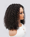 Side View of Kinky Curly Human Hair Wigs