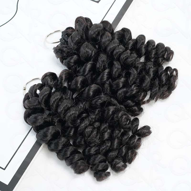 crochet human hair extensions bouncy curls for black women