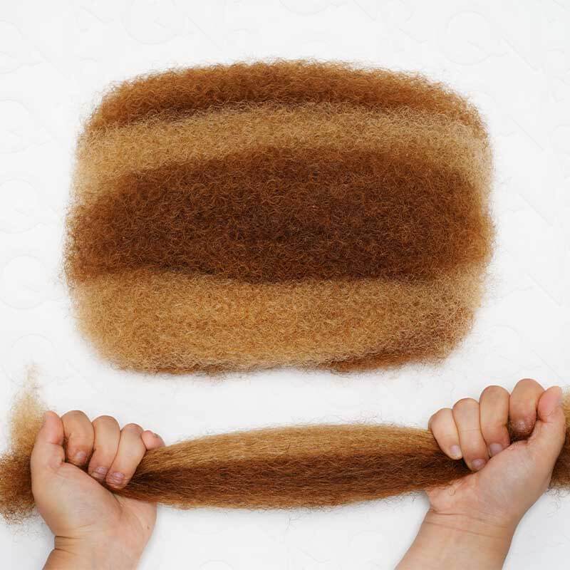 p27/30 colored afro kinky bulk hair for kinky twists