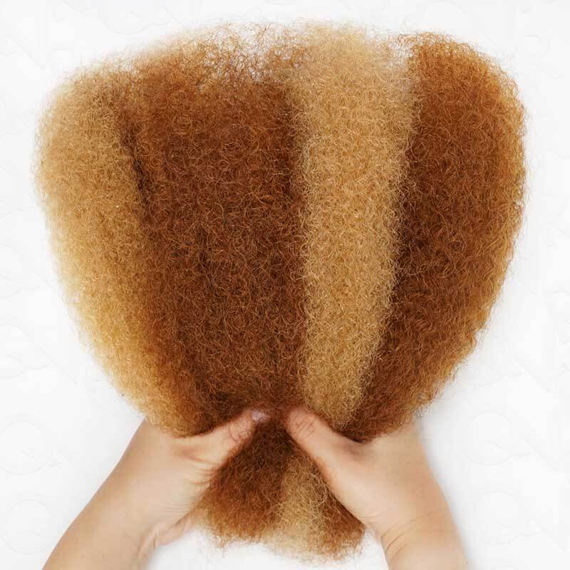 two tone afro kinky bulk hair for mini twists and kinky twists
