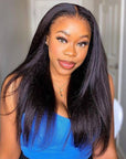 unprocessed yaki human hair wigs for black women