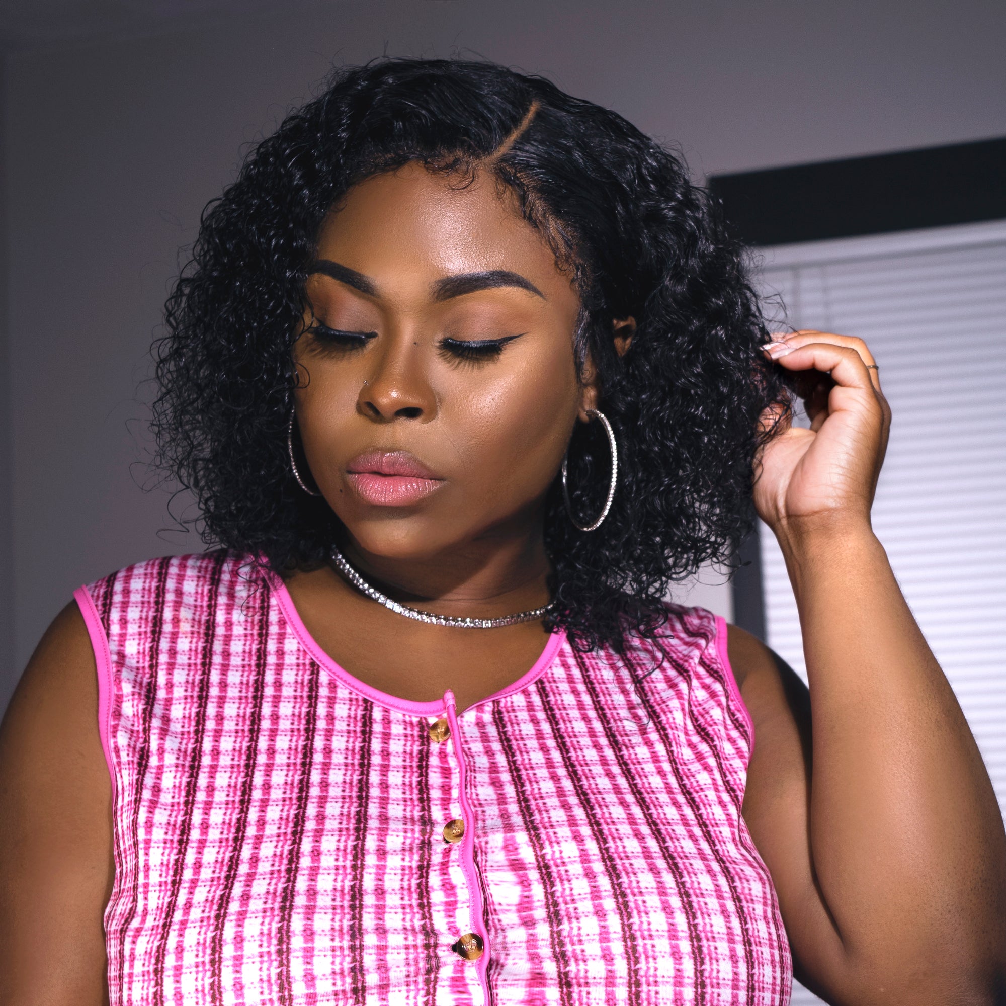 qvr wigs water wave human hair lace wigs with realistic hairline