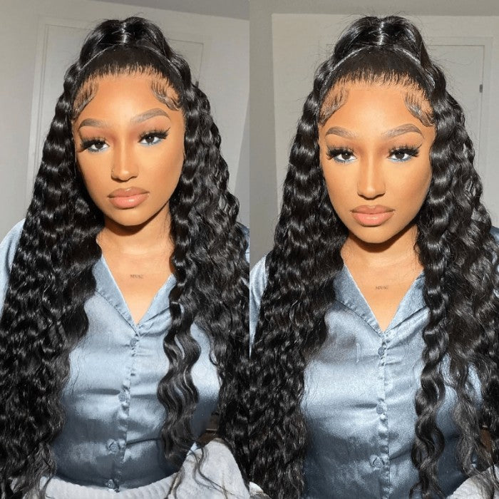 loose deep wave human hair wigs, perfect for natural look