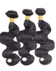 natural black loose body wave human hair weave 3 bundles