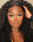 luxurious kinky curly hd lace wigs for black women’s beauty