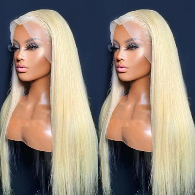 613 blonde body wave lace frontal human hair wigs for black women
