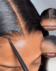 glueless pre-cut 13x4 HD lace frontal human hair wear and go wigs