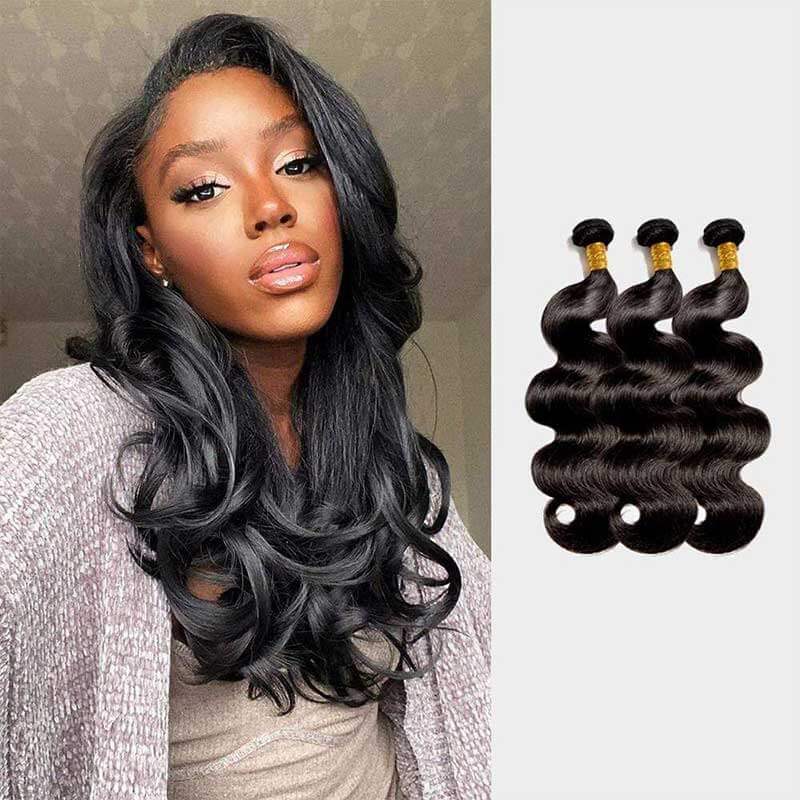 gorgeous loose body wave human hair bundles