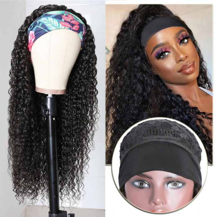 beginner-friendly glueless headband lace wigs with curls that pop on melanin skin