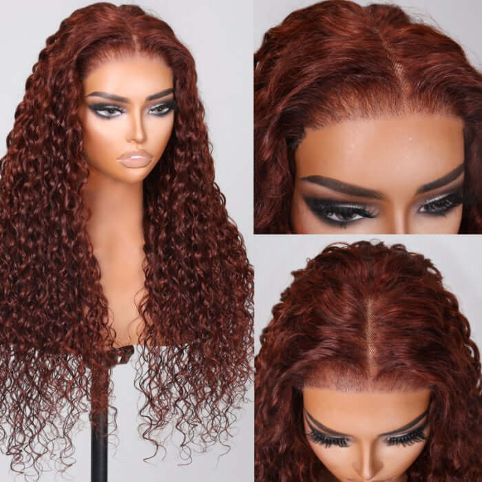 glueless human hair wigs with soft water waves