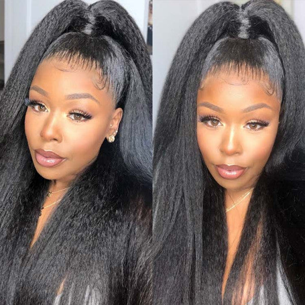 qvr full lace wigs yaki straight for sleek styles
