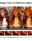 body wave qvr wigs in ginger brown, designed to highlight your natural beauty.