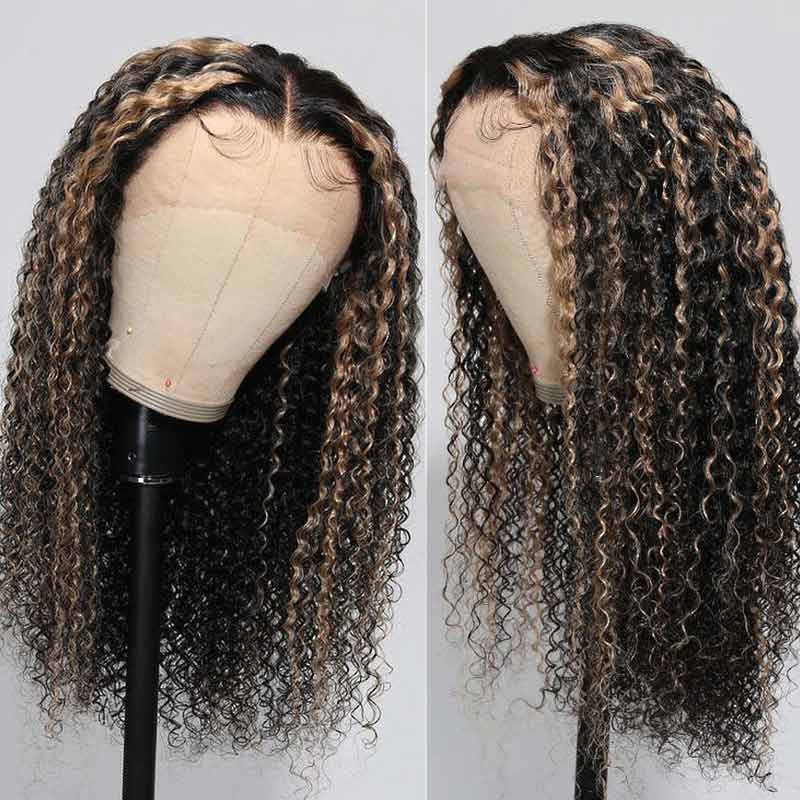 glueless lace wigs with curly edges and natural-looking volume