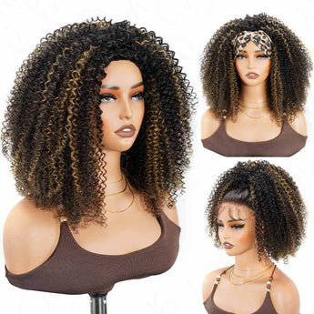 1b/27 highlighted human hair half wigs