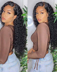 long curly human hair wigs by qvr, beginner-friendly and bouncy