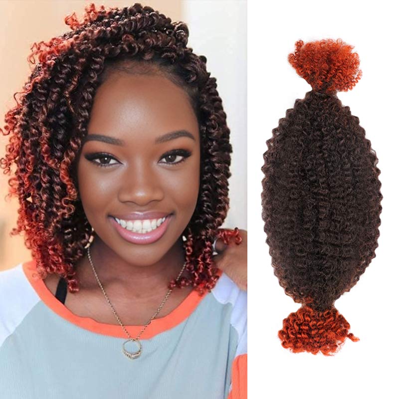 T1B/350 QVR human hair spring twist extensions