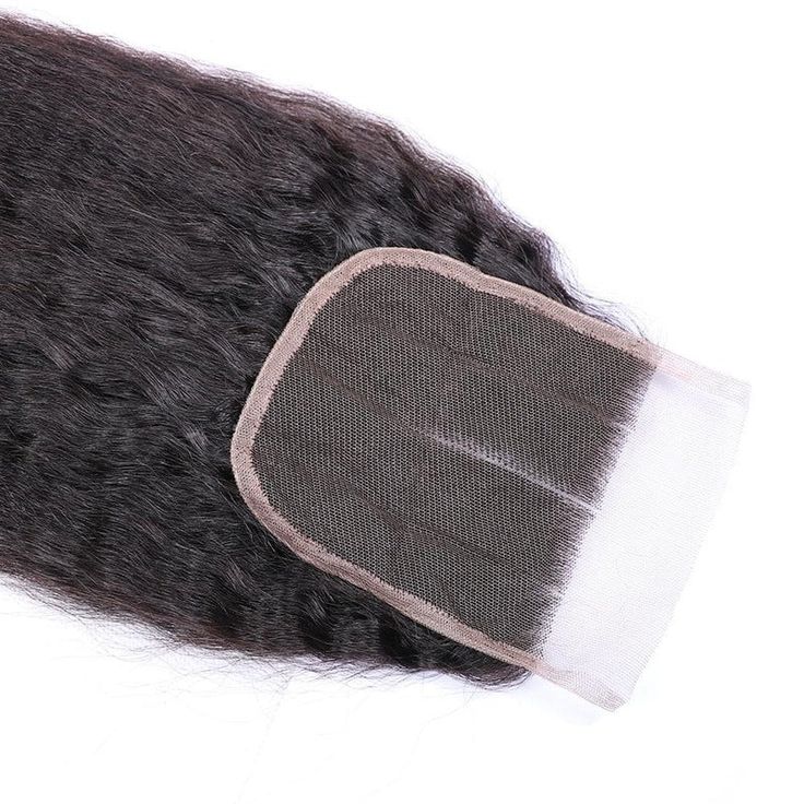 4x4 lace closure uprocessed straight black virgin hair weave