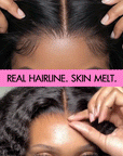 QVR Pre Everything Wear and Go Glueless Water Wave Lace Front Wig Voluminous Human Hair Wigs