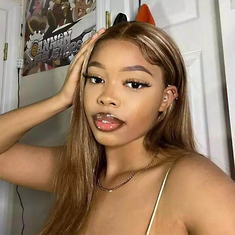 qvr wigs 13x4 lace front honey blonde for confident black beauty