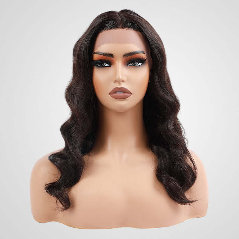 human hair wigs loose body wave style for soft black beauty