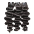 qvr loose deep wave natural black human hair weave 3 bundles