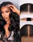 full density straight glueless wig for everyday glam