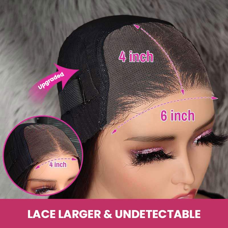 upgraded lace area, larger and undetectable