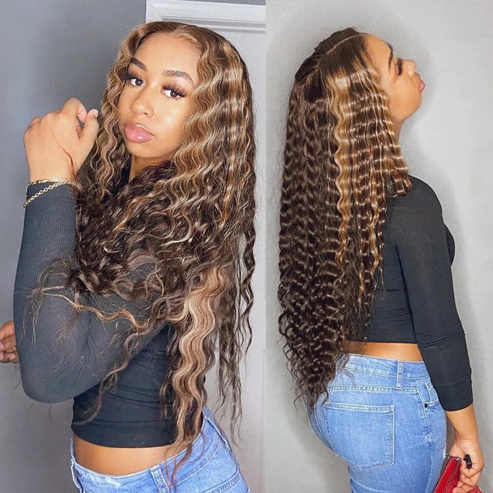 pre-plucked human hair lace wigs, offering a flawless, seamless blend.