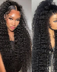 qvr human hair lace wigs with full volume and soft waves