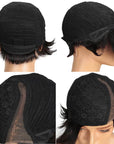 qvr wigs ombre pixie cut lace wig for effortless glam