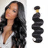 qvr body wave natural black human hair bundles 1pc