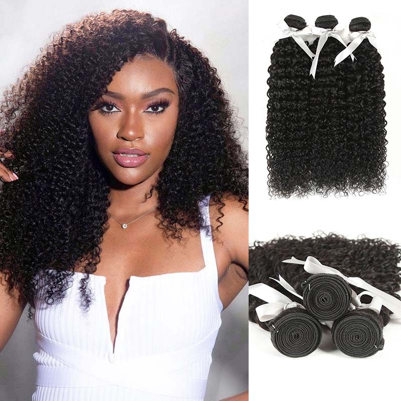 restyled bohemian curly natural black human hair bundles