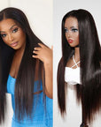 pre-cut 4x6 lace closure wear and go glueless wig