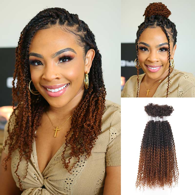  Afro Kinky Twist Crochet Braids Hair for Black Men